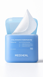 MEDIHEAL Derma Toner 100 Pads | Hyaluronate Hydration Pad