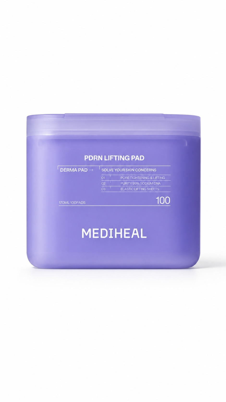 MEDIHEAL Derma Toner 100 Pads | PDRN Lifting Pad