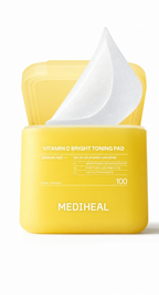 MEDIHEAL Derma Toner 100 Pads | Vitamin C Bright Toning Pad