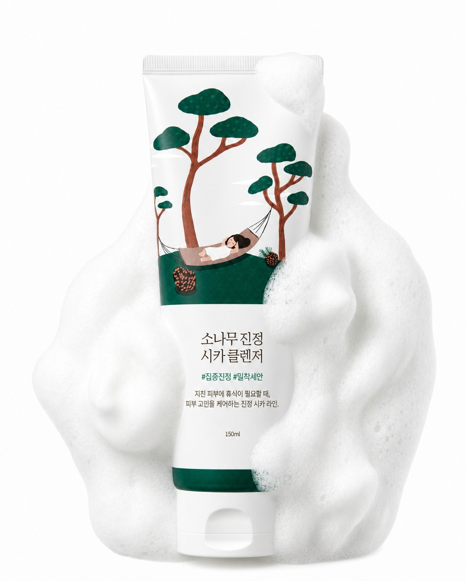 ROUNG LAB Pine Calming Cica Cleanser 150ml | Sebum Control Facial Cleanser
