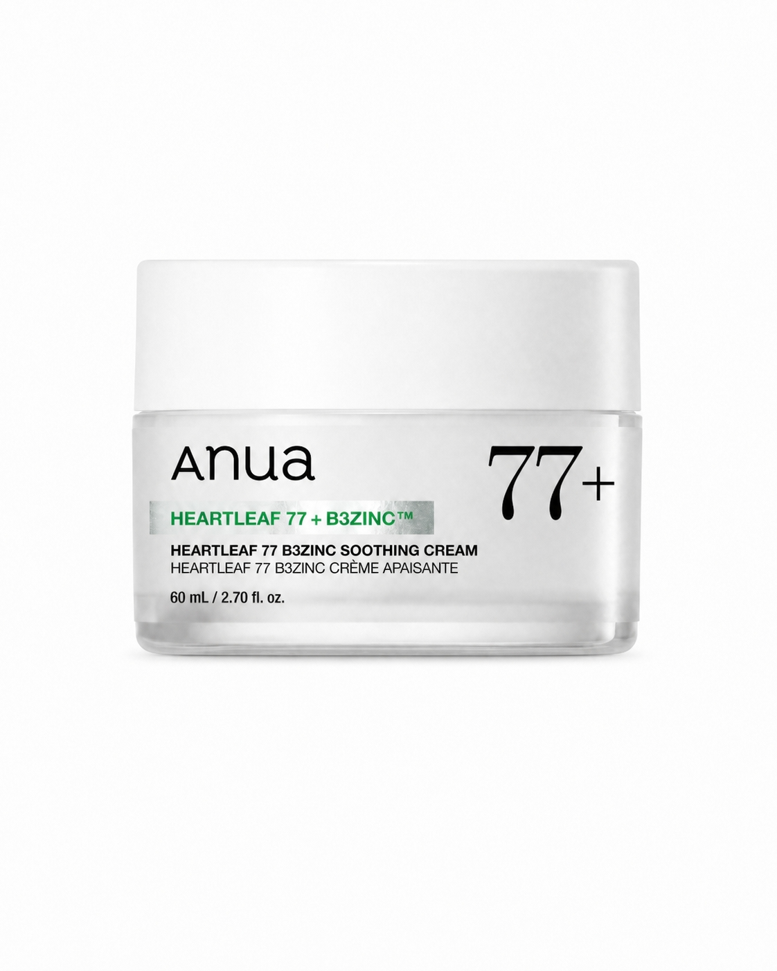 Anua Heartleaf 77 B3Zinc Soothing Cream 80ml