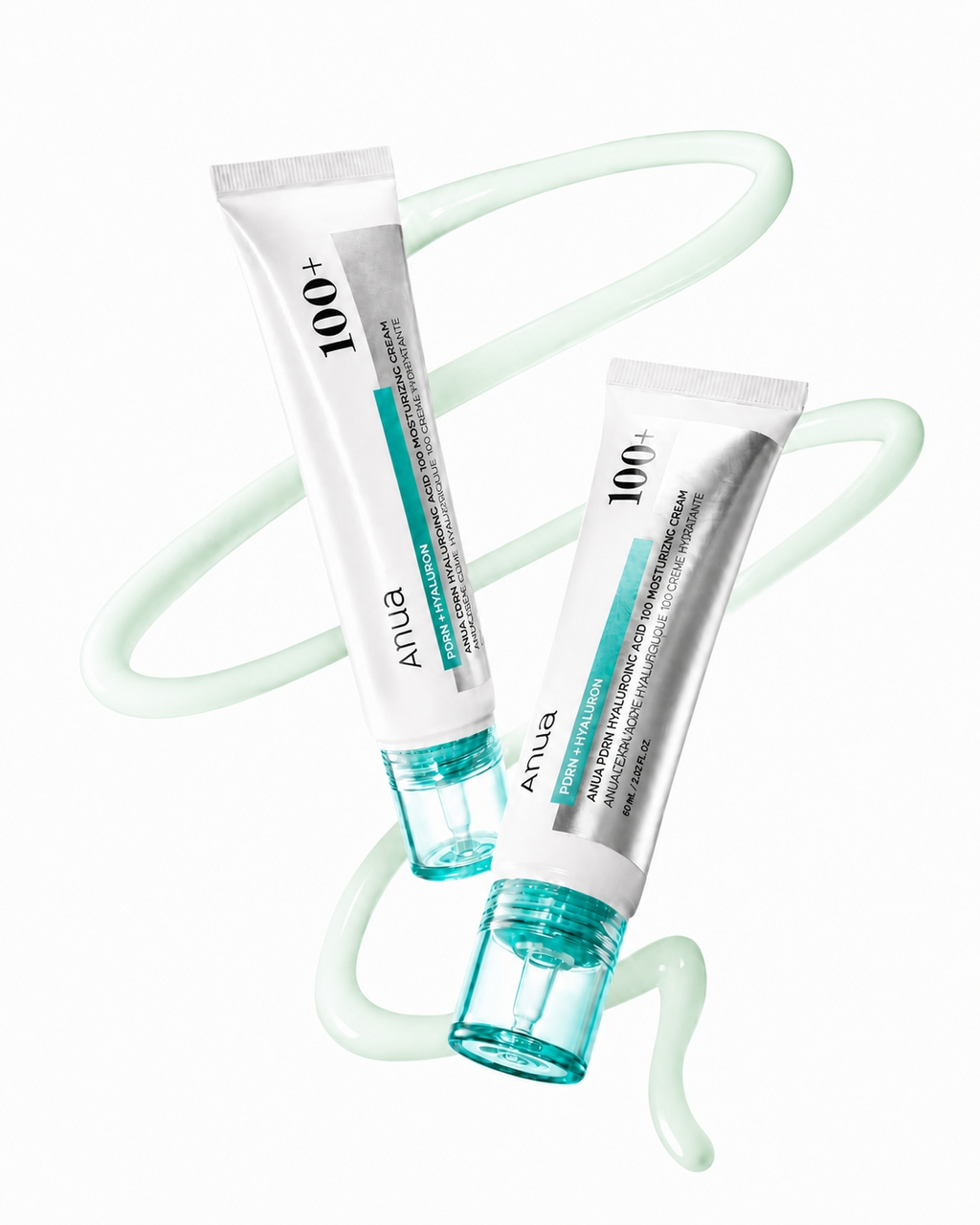 Anua PDRN Hyaluronic Acid 100 Moisturizing Cream 60ml Double Set