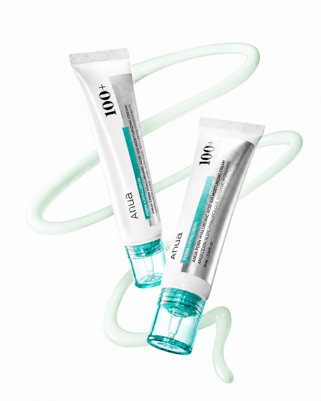 Anua PDRN Hyaluronic Acid 100 Moisturizing Cream 60ml Double Set