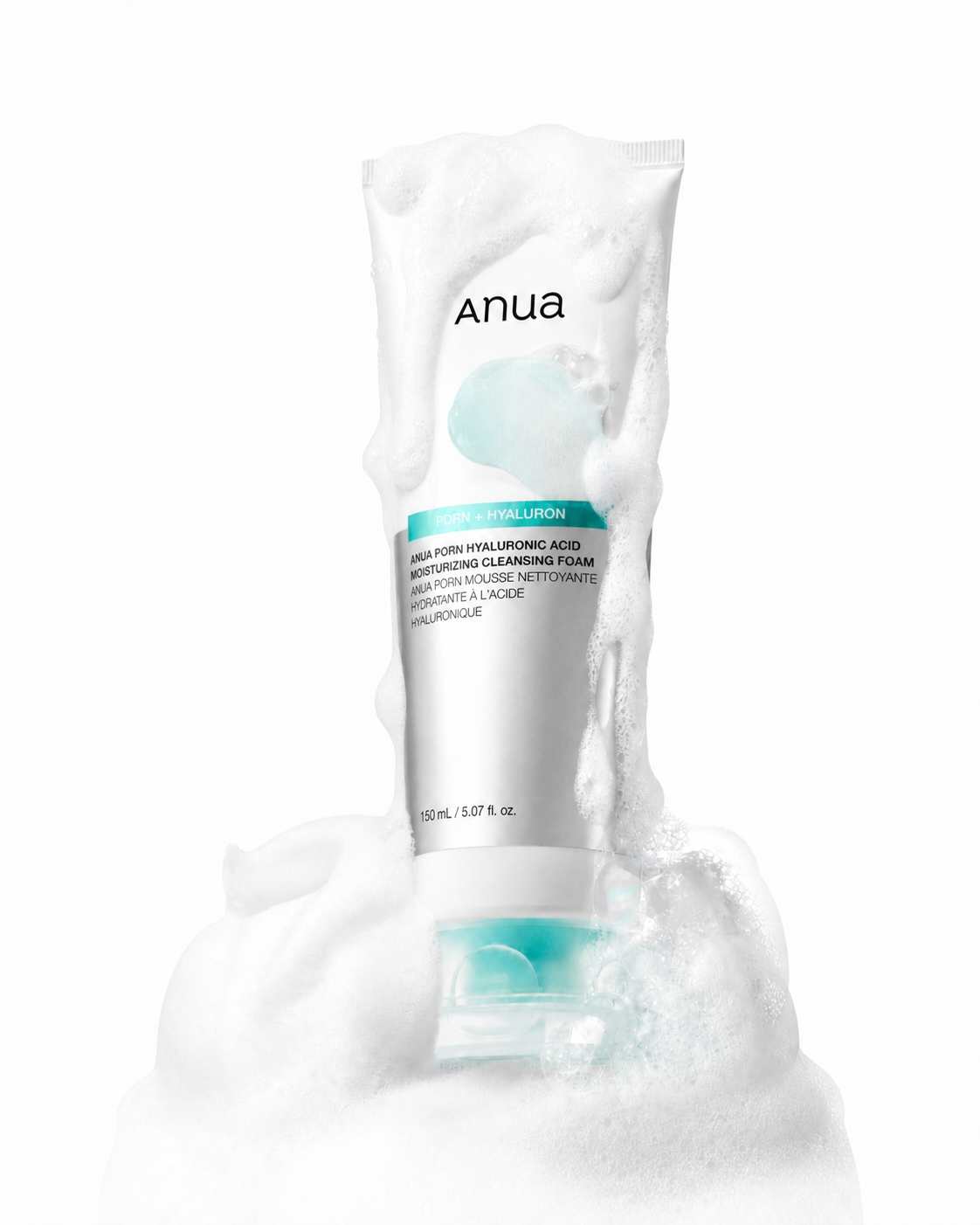 Anua PDRN Hyaluronic Acid Moisturizing Cleansing Foam 150ml