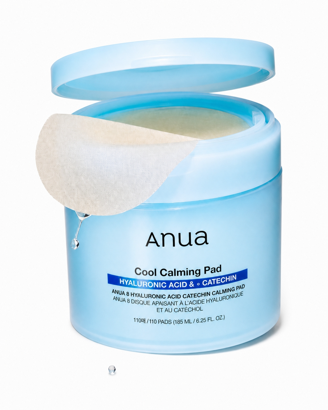 Anua 8 Hyaluronic Acid Catechin Calming Pad 110 Pads