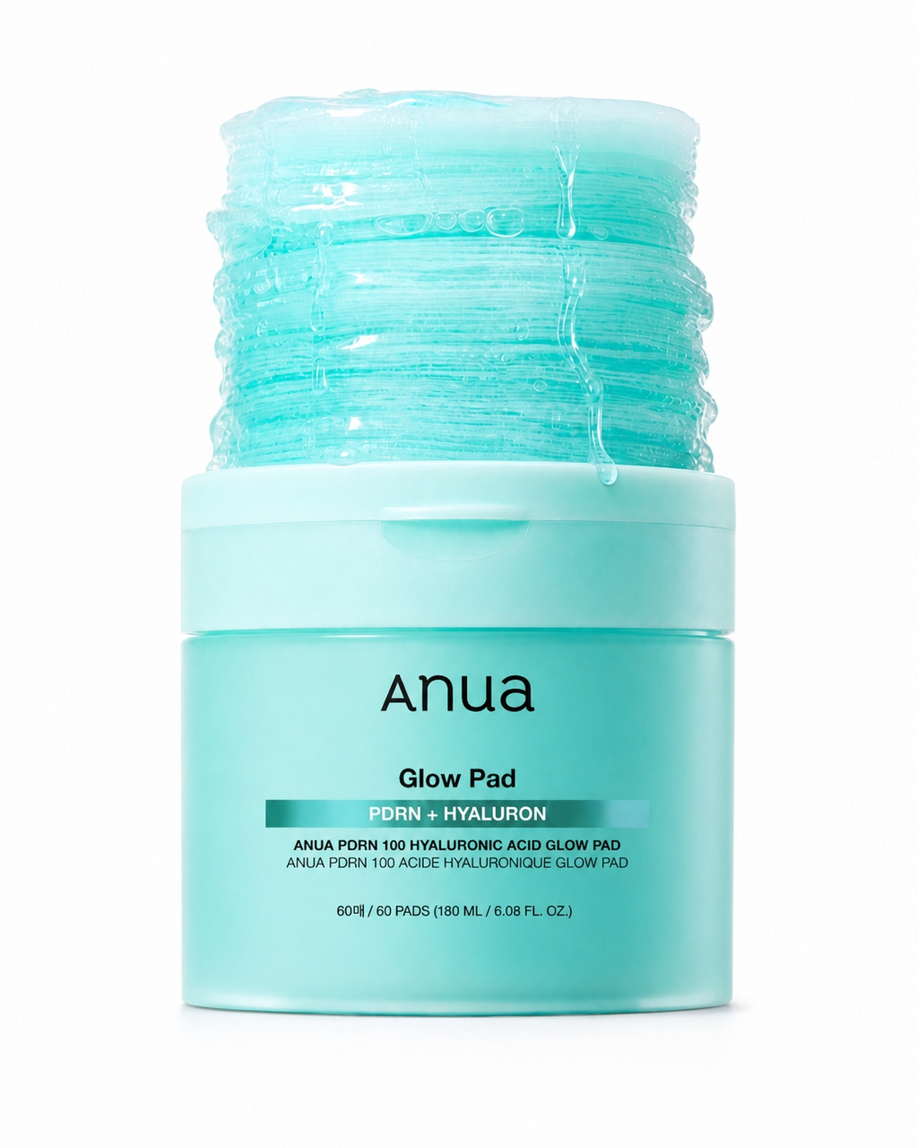 Anua PDRN 100 Hyaluronic Acid Glow Pad 60 Pads